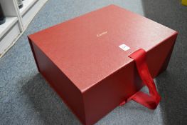 A Cartier box.