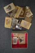 Box of early photographs.