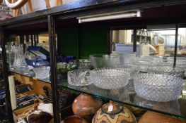 Decorative and household glassware.