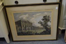 A view of the south front of the villa at Kenwood, colour print.