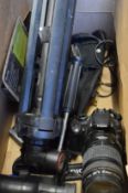 A quantity of camera equipment etc.