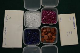A quantity of spinels etc.