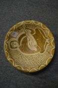 An early Islamic pottery bowl.