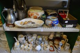 Decorative china and collectables.