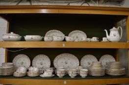 A comprehensive Wedgwood Bianca dinner service.