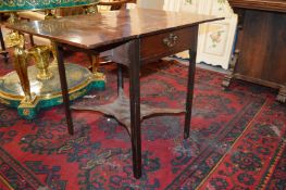 A George III mahogany Pembroke table.