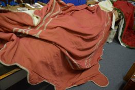 Two large throws or bed covers.