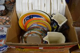 A collection of limited edition Clarice Cliff collectors plates and other items.