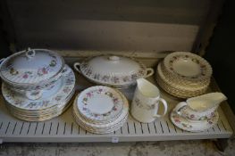 A quantity of Royal Doulton Rosell dinnerware.