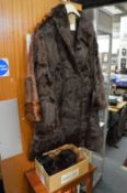 Two old fur coats etc.