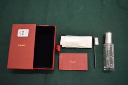 A Cartier watch and jewellery care/cleaning kit.