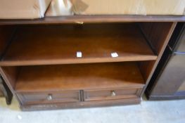 A hardwood display stand.