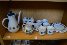 A quantity of Ridgway Contessa coffee ware.