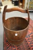 A Chinese grain bucket.