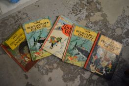 Tintin books.