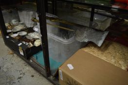 A quantity of china, glass, textiles etc.