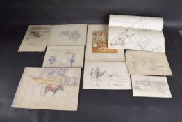 ROBERT LILLIE (1867-1949) Two mermaids underwater, 'They Play at catch who catch can with each