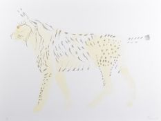 DAME ELIZABETH FRINK R.A. (BRITISH 1933-1993) Lynx, lithograph with colour, signed in pencil and