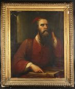 L. SPENCER, CIRCA 1865 (POSSIBLY LILY SPENCER, AMERICAN SCHOOL) A half-length portrait of a holy man