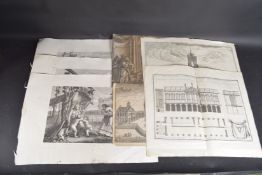 AFTER RAPHAEL Four scenes from the Old Testament, engravings by Suntach, 13,75