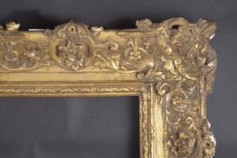 A GOOD VICTORIAN GILT PICTURE FRAME Rebate size 21.5ins x 26.5ins.
