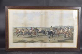 J HARRIS AND W SUMMER AFTER J H HERRING SEN Fores's National Sports, (Saddling, False Start, The Run