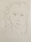 HENRI MATISSE (1869-1954) Poesies Antillaises, lithograph, drawn in 1946 and published in 1972 as