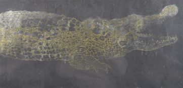 KLAUDIO VIDAL (20TH CENTURY) Crocodile, artist's proof lithographic print, signed in pencil and