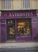 JEREMY BARLOW (BRITISH, 1945-2020) Antiquities - Dijon, oil on board, 8.75