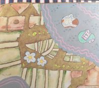 MARTIN BRADLEY (BORN 1931) Abstract colour composition, inscribed 'May Sunlight', oil on canvas,