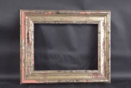 A SILVERED GILT PICTURE FRAME Rebate size 10.75