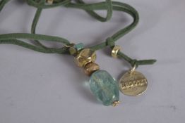 BROOSKI A ROPE NECKLACE, signed.