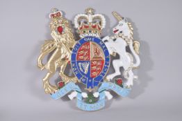 A PAINTED COAT OF ARMS.