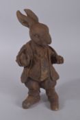 A CAST IRON RABBIT. 17ins high.