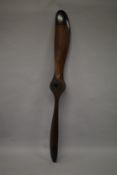 A WOODEN PROPELLER. 6ft 6ins high.