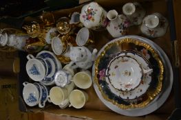 Decorative and household china and glass.