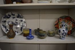 Quantity of decorative Oriental ceramics.