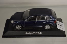 A model of a Porsche Cayenne S.