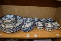 A quantity of Booths fruit decorated china.