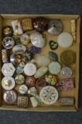 Trinket boxes and other collectables.