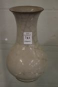 A Chinese crackle glazed vase.