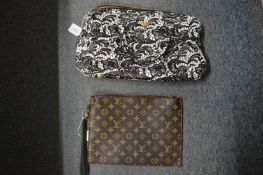 Two stylish handbags.