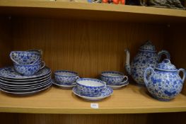 Japanese porcelain tea service.
