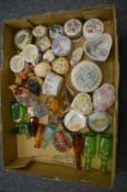 A quantity of collectable china, glassware to include paperweights etc.