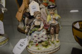 A Vienna porcelain figure group.