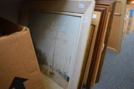 Quantity of decorative paintings and prints.