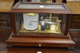 A good modern mahogany cased barometer.
