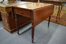 A 19th century mahogany Pembroke table.