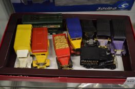 A small group of model vans, advertising vans etc.