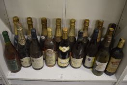 Old Champagne and wine (sold as seen).